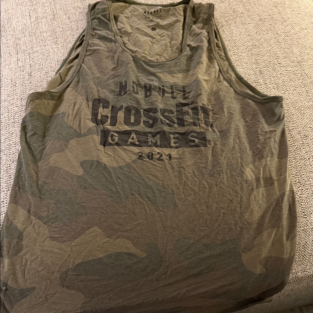 NOBULL Olive Camouflage Tank Top